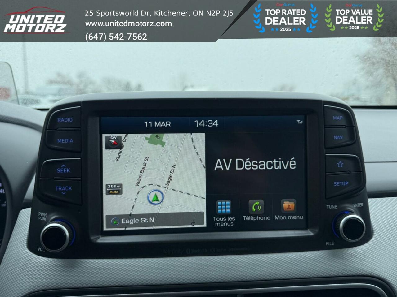 2018 Hyundai KONA Ultimate~SAFETY CERTIFIED~NO ACCIDENTS~25 Service Photo