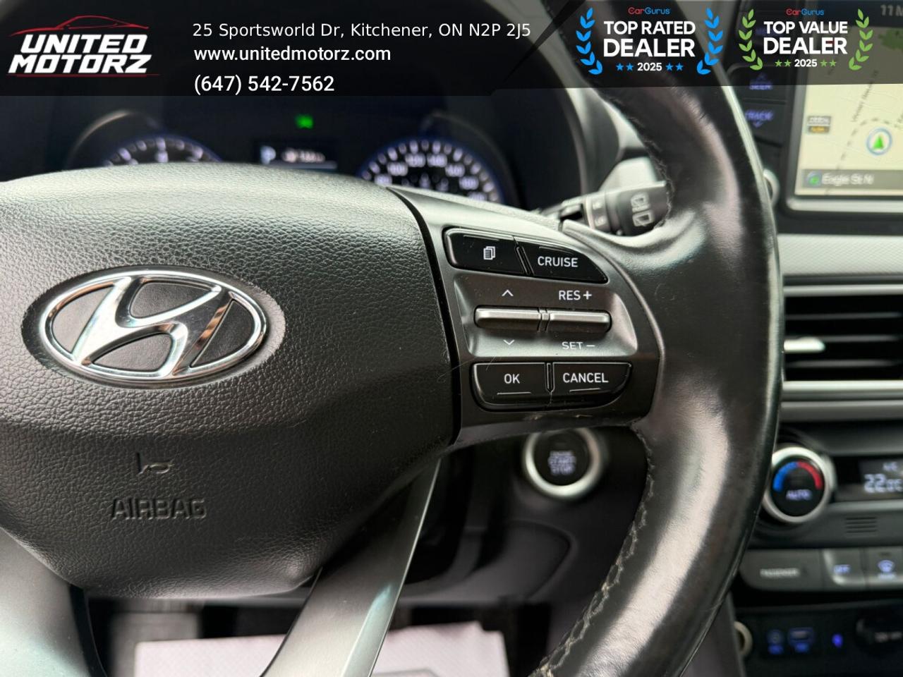 2018 Hyundai KONA Ultimate~SAFETY CERTIFIED~NO ACCIDENTS~25 Service Photo