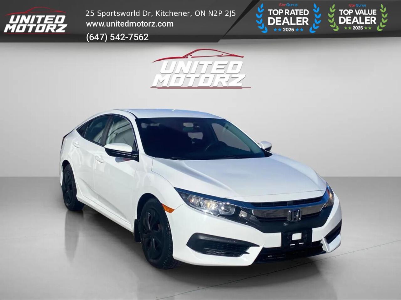 2016 Honda Civic LX~CERTIFIED~Low Km's~ Photo