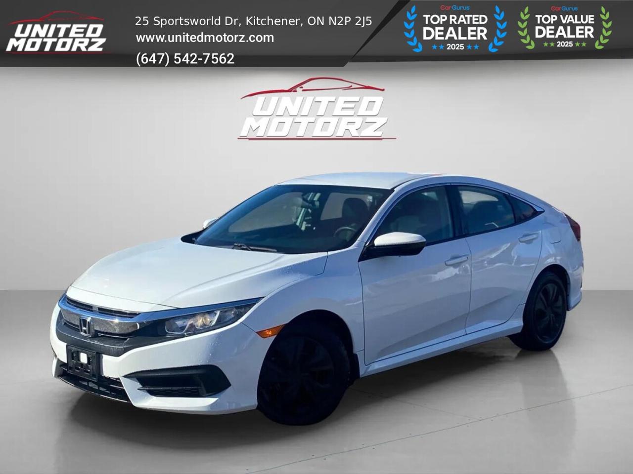 2016 Honda Civic LX~CERTIFIED~Low Km's~ Photo