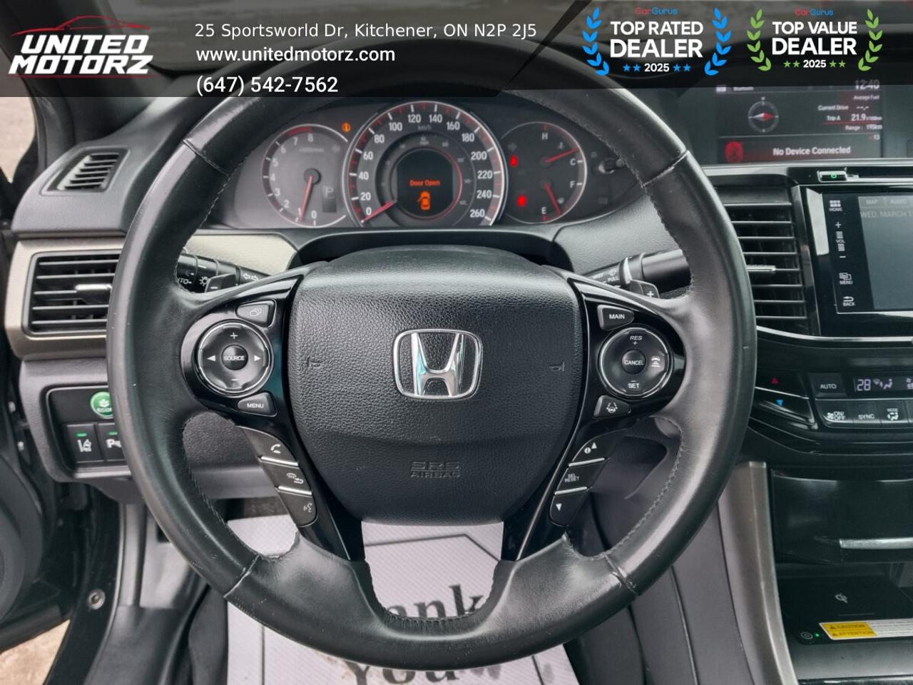 2016 Honda Accord Touring~SAFETY CERTIFIED~27 Service Records~ Photo