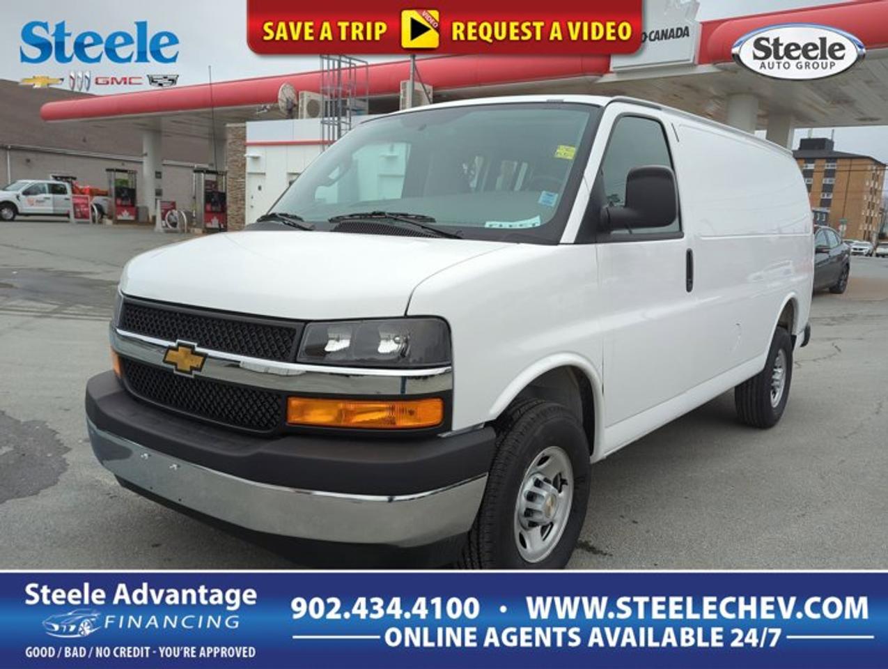 Built to handle demanding workdays with proven full-size capability, the 2026 Chevrolet Express Cargo Van Base is a practical choice for business owners, delivery routes, and trade professionals in Dartmouth. Finished in White with a Medium Pewter interior, this rear-wheel drive cargo van pairs a dependable 4.3L Gas V6 engine with an automatic transmission for smooth, confident operation.At Steele Chevrolet Buick GMC, this 2026 Chevrolet Express Cargo Van Base stands out for its straightforward design and job-ready focus. With three doors, a durable cargo-focused layout, Cruise Control, and Tow/Haul Mode, it delivers the core features many fleets and independent operators want most in a hard-working van.FEATURES OF THE Express Cargo Van BaseProven full-size commercial van designRear-wheel drive for steady load supportAutomatic transmission for simple daily drivingThree-door layout for cargo accessADVANCED SAFETY FEATURESSturdy full-size van driving platformLarge mirrors help with visibilityHigh seating position aids awarenessFour-wheel disc braking supports controlPERFORMANCE AND EFFICIENCY4.3L V6 engine delivers solid powerAutomatic transmission supports smooth shiftingTow/Haul Mode helps manage heavier loadsRear-wheel drive suits work-focused useCOMFORT AND CONVENIENCECruise Control supports longer highway tripsMedium Pewter cabin looks cleanEasy-entry cabin layout saves timePractical controls are simple to useTECHNOLOGY AND CONNECTIVITYClear gauges are easy to readStraightforward dash layout reduces distractionSimple control placement supports quick useWork-ready cabin keeps focus forwardCARGO SPACECargo van body supports business needsThree-door setup improves loading accessLarge rear area fits equipmentSpacious interior suits tools and suppliesWHAT OTHER OWNERS LIKEStrong V6 power for daily workUseful cargo room for equipmentRear-wheel drive for loaded stabilitySimple design that feels dependableThe 2026 Chevrolet Express Cargo Van Base remains a trusted choice because it focuses on the essentials that matter most in a commercial vehicle. Its full-size proportions allow it to serve many industries, from courier services to contractors, maintenance teams, and mobile businesses. The layout is easy to understand, which helps drivers get comfortable quickly and stay focused on the job.The White exterior gives this van a clean, professional look that fits well with business branding and fleet use. Inside, the Medium Pewter cabin presents a tidy and practical environment designed for daily wear. Everything is arranged with function in mind, making this van a smart option for operators who value durability and ease of use over unnecessary extras.Power comes from a 4.3L Gas V6 engine, a well-known setup for dependable performance in demanding conditions. Paired with an automatic transmission, it offers smooth operation in city traffic, on delivery runs, and during longer highway trips. Rear-wheel drive adds the type of balance and capability many commercial users prefer when carrying tools, gear, or supply loads.Cruise Control adds welcome convenience for drivers who spend long hours on the road. Tow/Haul Mode is another valuable feature, helping this van respond more confidently when carrying heavier cargo or working under more demanding conditions. These features support the practical, business-first character of the 2026 Chevrolet Express Cargo Van Base without overcomplicating the driving experience.For businesses in Dartmouth looking for a dependable full-size work van, this Chevrolet offers the space, strength, and simplicity needed to keep operations moving. It is a purpose-built cargo van that stays focused on capability, durability, and everyday usefulness.This 2026 Chevrolet Express Cargo Van Bases VIN is: 1GCWGAFP7T1180088 .