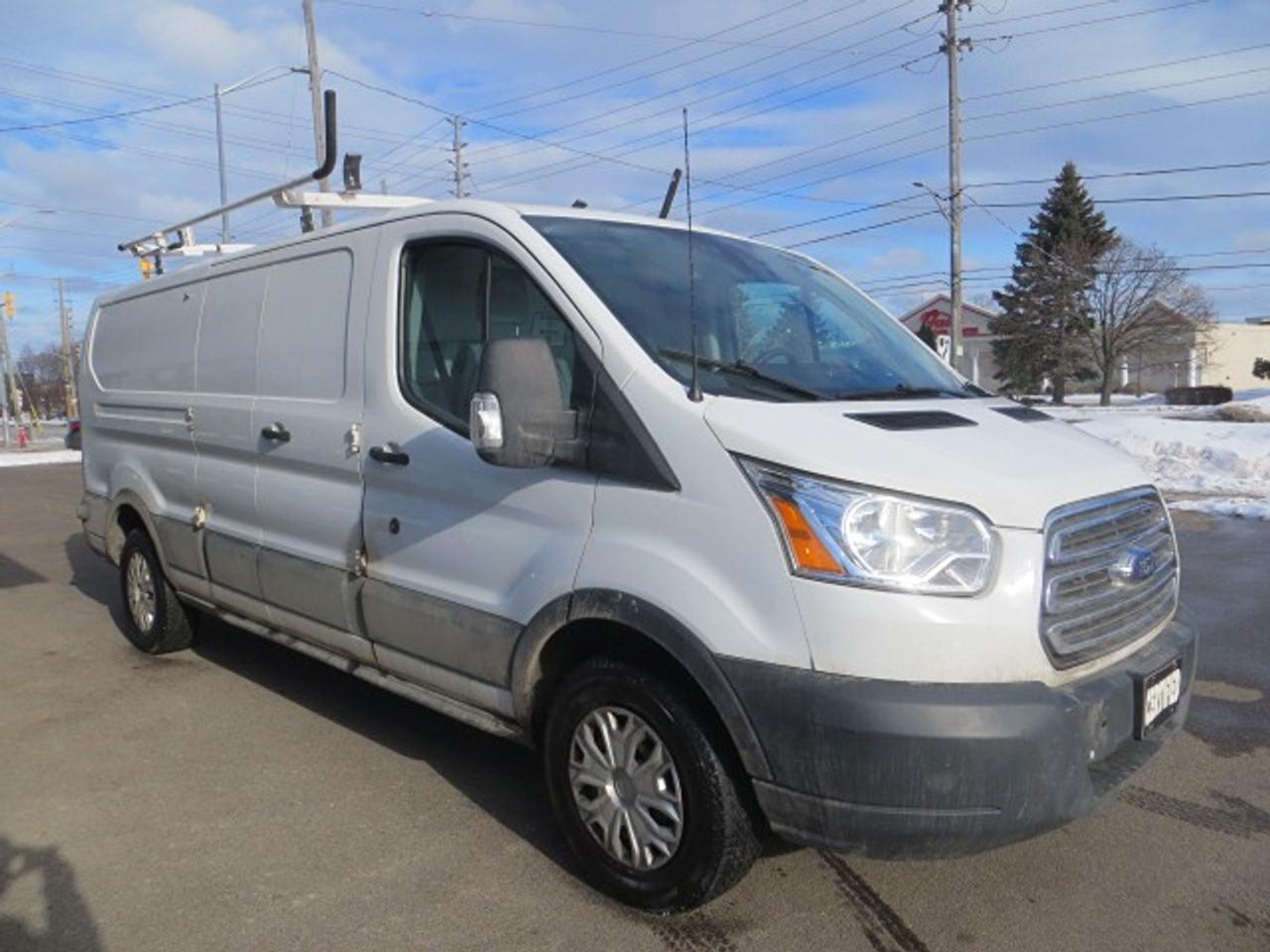 2016 Ford Transit Cargo Van CERTIFIED, 3.7L, extended, LADDER RACKS, SHELVES Photo