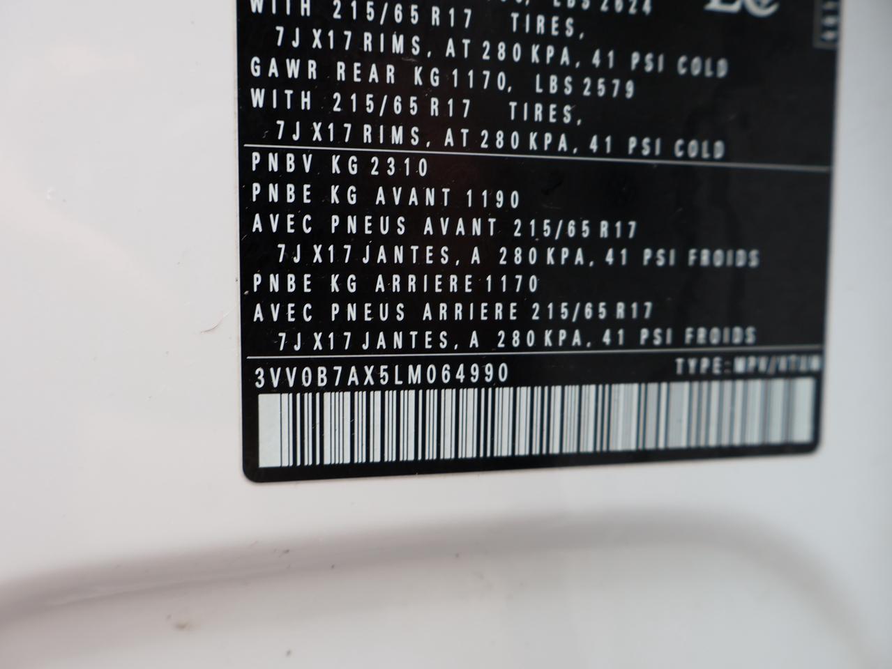 2020 Volkswagen Tiguan TRENDLINE AWD CERTIFIED *ACCIDENT FREE* CAMERA BLUETOOTH HEATED SEATS CRUISE ALLOYS Photo