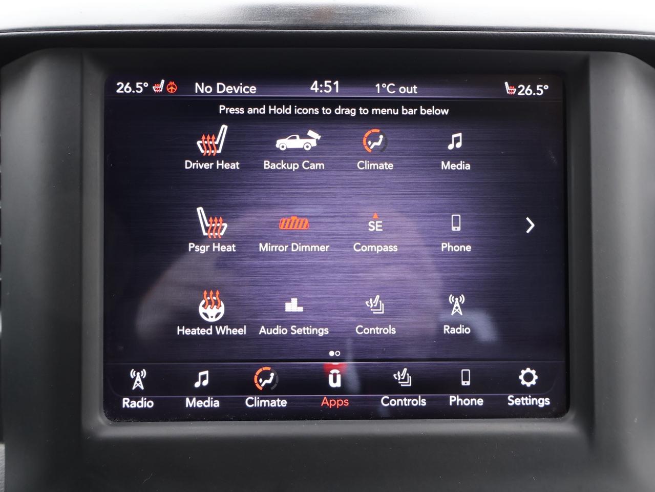 2021 RAM 1500 BIG HORN CREW 4WD CERTIFIED *1 OWNER*ACCIDENT FREE* CAMERA BLUETOOTH HEATED SEATS CRUISE ALLOYS Photo