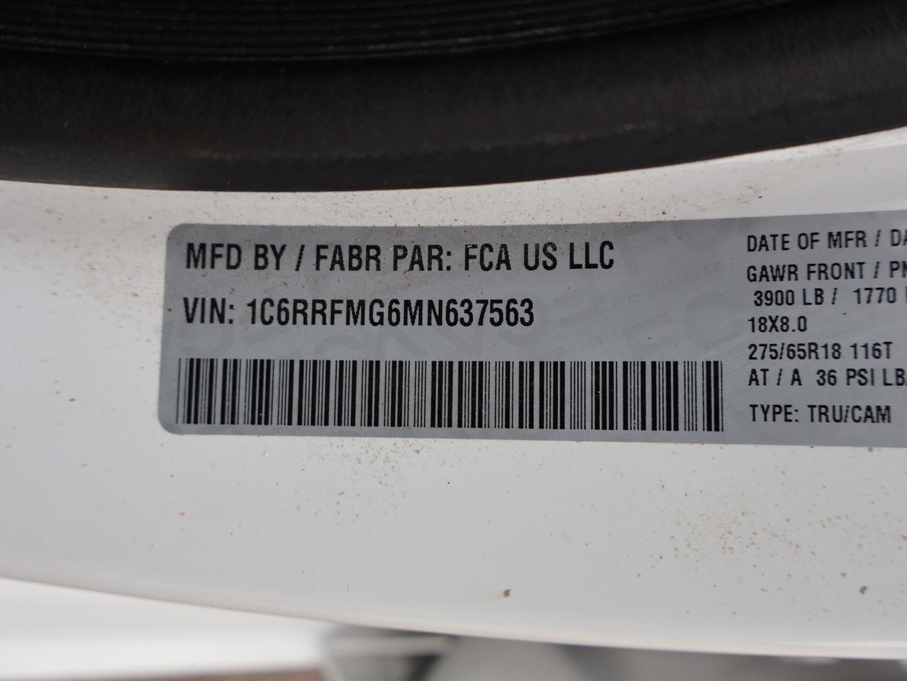 2021 RAM 1500 BIG HORN CREW 4WD CERTIFIED *1 OWNER*ACCIDENT FREE* CAMERA BLUETOOTH HEATED SEATS CRUISE ALLOYS Photo