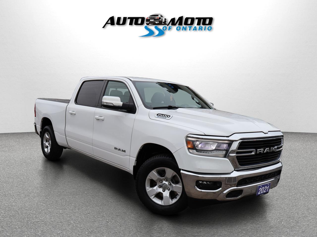 2021 RAM 1500 BIG HORN CREW 4WD CERTIFIED *1 OWNER*ACCIDENT FREE* CAMERA BLUETOOTH HEATED SEATS CRUISE ALLOYS