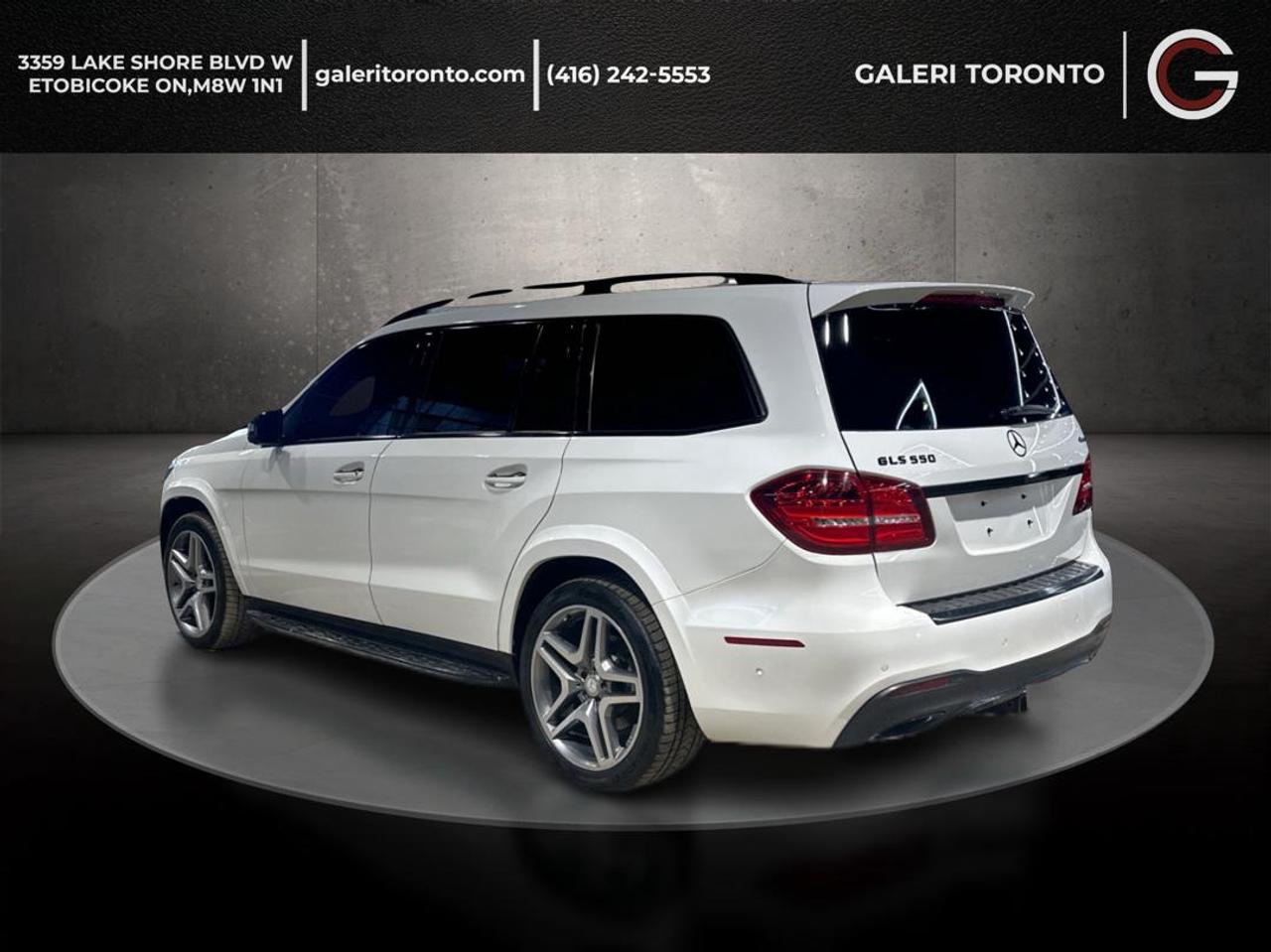 2017 Mercedes-Benz GLS-Class GLS550/AMG PCKG/REAR TV/DISTRONIC/CLEAN CARFAX Photo3