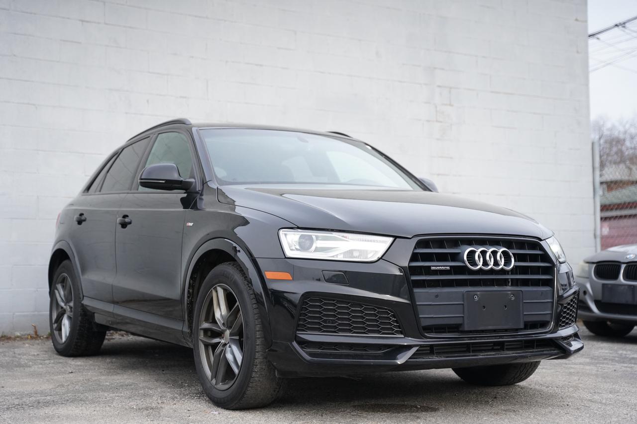 2018 Audi Q3 PROGRESSIV S LINE/NO ACCIDENTS/ LEATHER/SUNROOF Photo