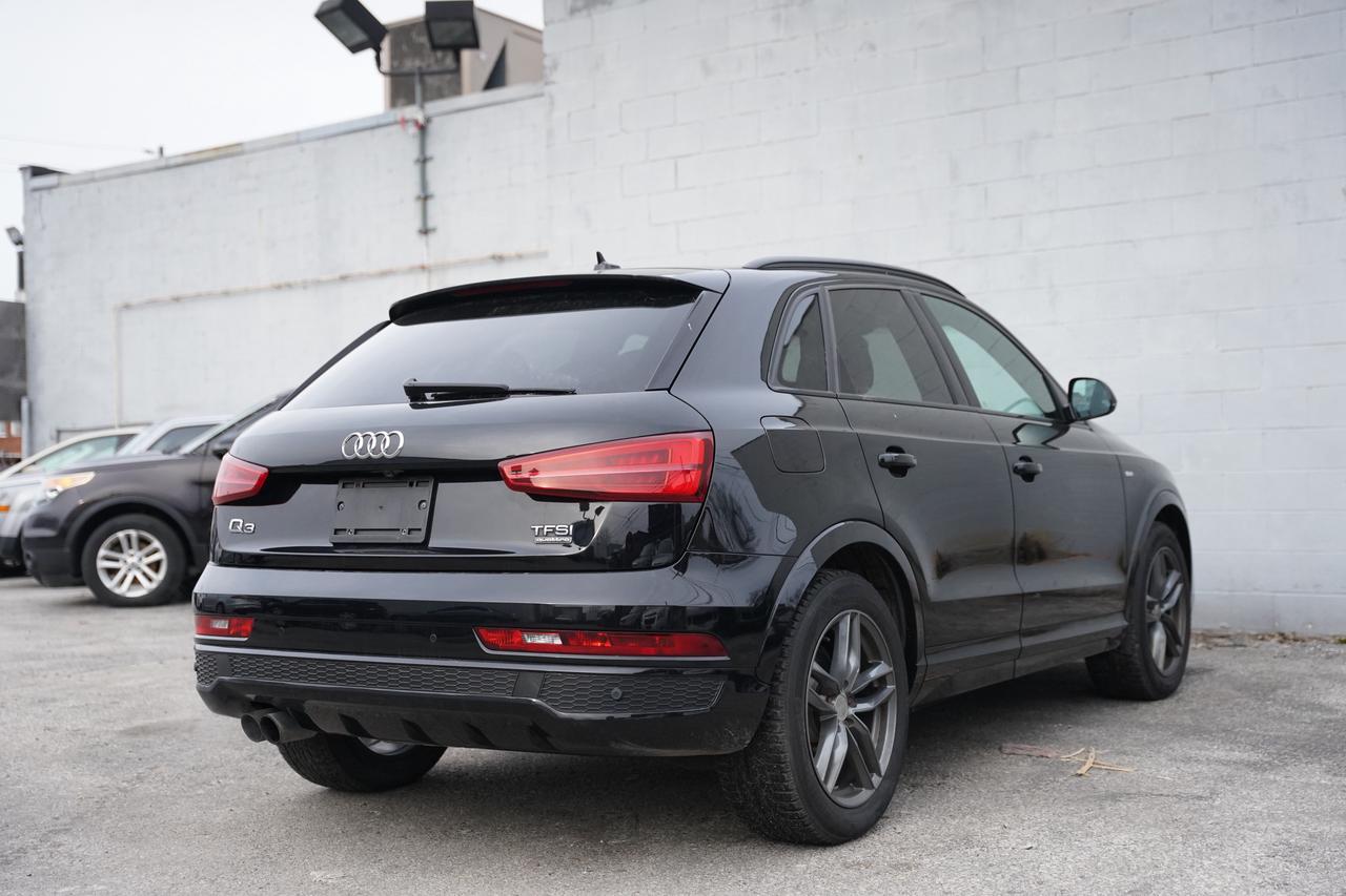 2018 Audi Q3 PROGRESSIV S LINE/NO ACCIDENTS/ LEATHER/SUNROOF Photo