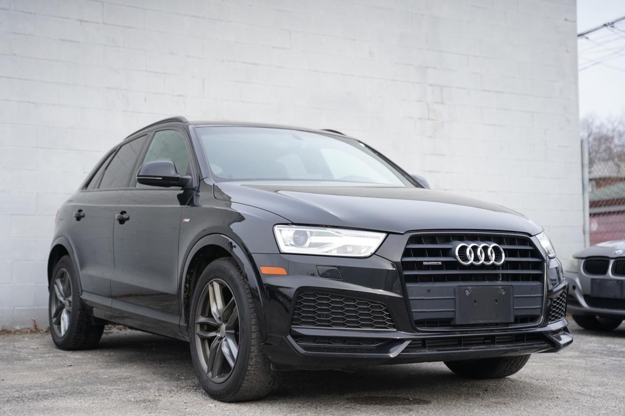 2018 Audi Q3 PROGRESSIV S LINE/NO ACCIDENTS/ LEATHER/SUNROOF Photo