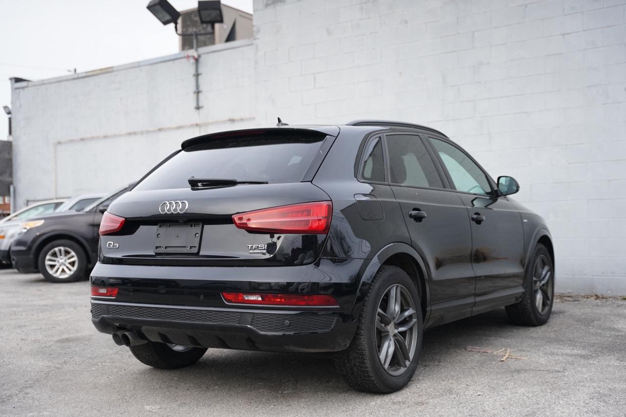 2018 Audi Q3 PROGRESSIV S LINE/NO ACCIDENTS/ LEATHER/SUNROOF Photo