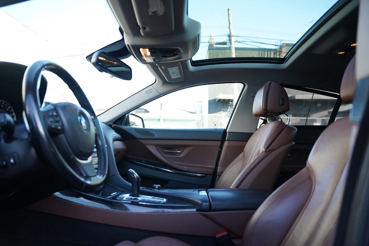 2014 BMW 6-Series 650i xDrive GranCoupe/V8/BROWN INTERIOR/PANO ROOF Photo