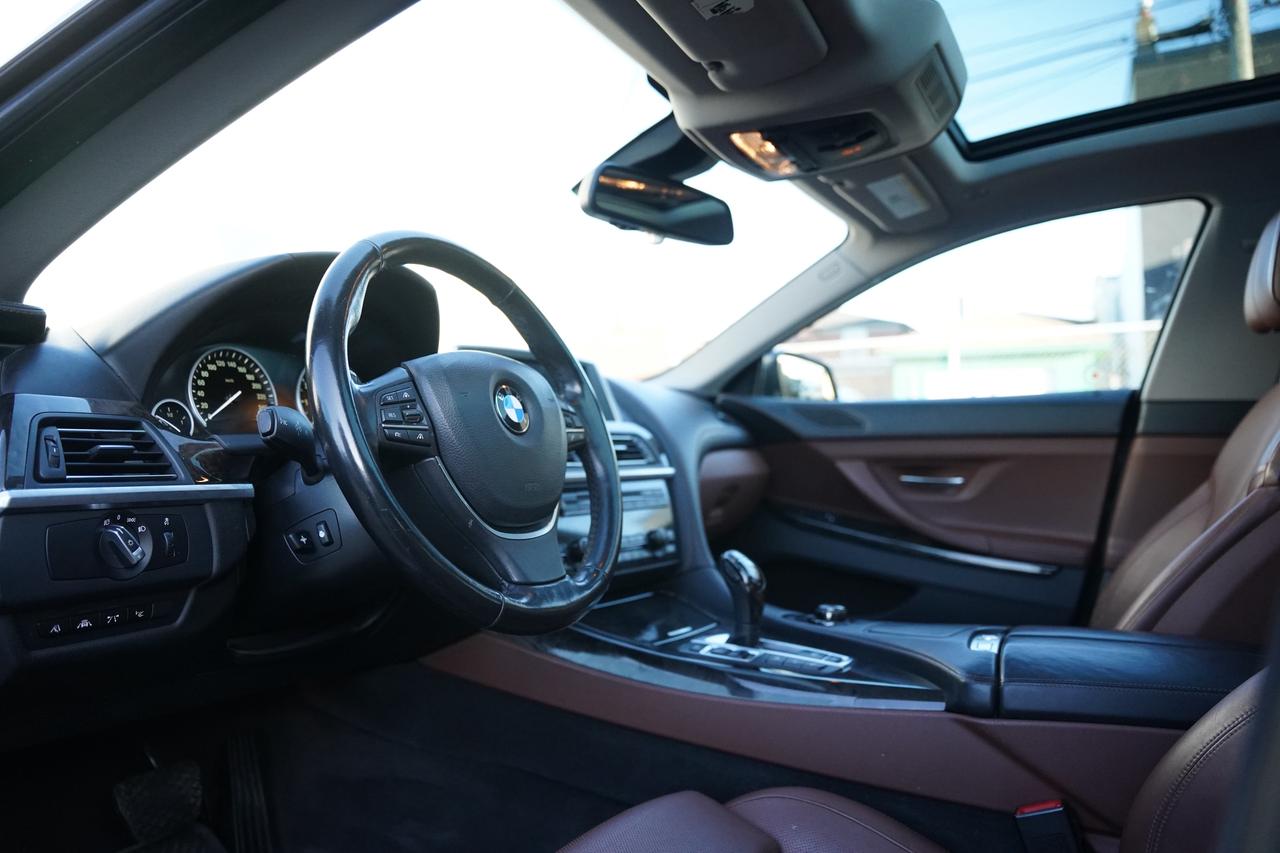 2014 BMW 6-Series 650i xDrive GranCoupe/V8/BROWN INTERIOR/PANO ROOF Photo