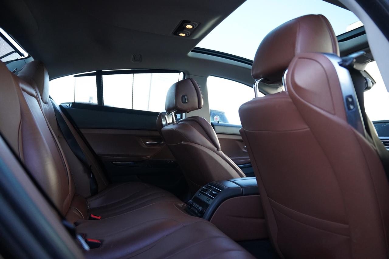 2014 BMW 6-Series 650i xDrive GranCoupe/V8/BROWN INTERIOR/PANO ROOF Photo