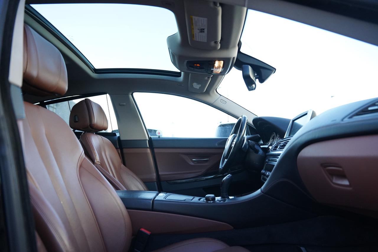 2014 BMW 6-Series 650i xDrive GranCoupe/V8/BROWN INTERIOR/PANO ROOF Photo