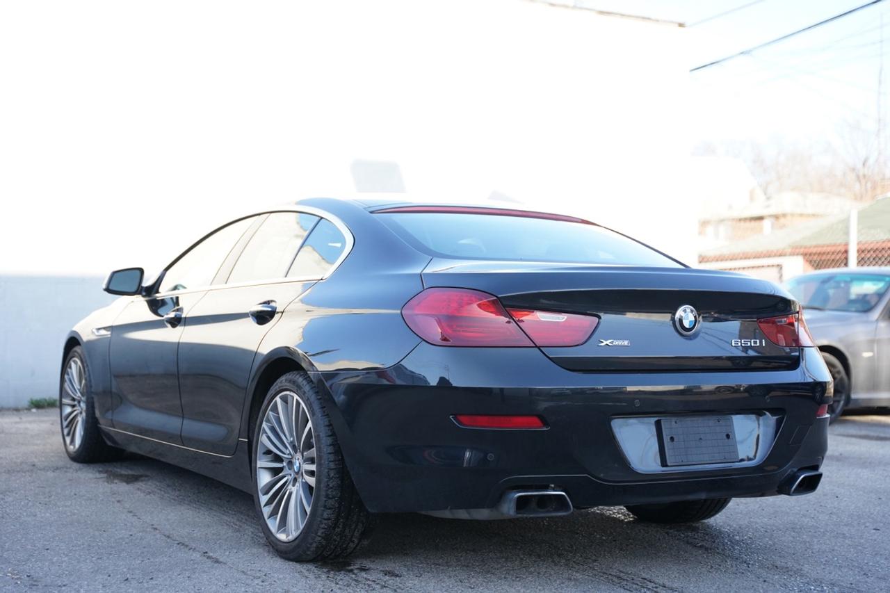 2014 BMW 6-Series 650i xDrive GranCoupe/V8/BROWN INTERIOR/PANO ROOF Photo4
