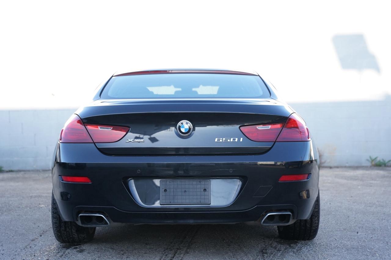 2014 BMW 6-Series 650i xDrive GranCoupe/V8/BROWN INTERIOR/PANO ROOF Photo3