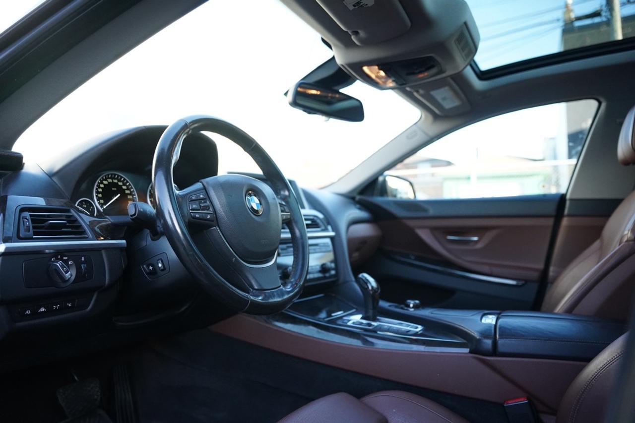 2014 BMW 6-Series 650i xDrive GranCoupe/V8/BROWN INTERIOR/PANO ROOF Photo