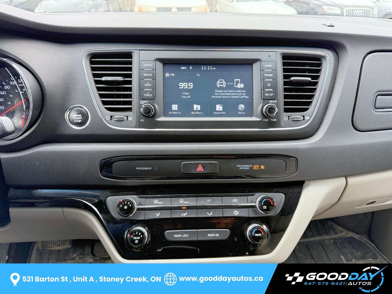 2020 Kia Sedona LX+ CLEAN CARFAX CERTIFIED 8 PASS HEATED SEATS/STE Photo