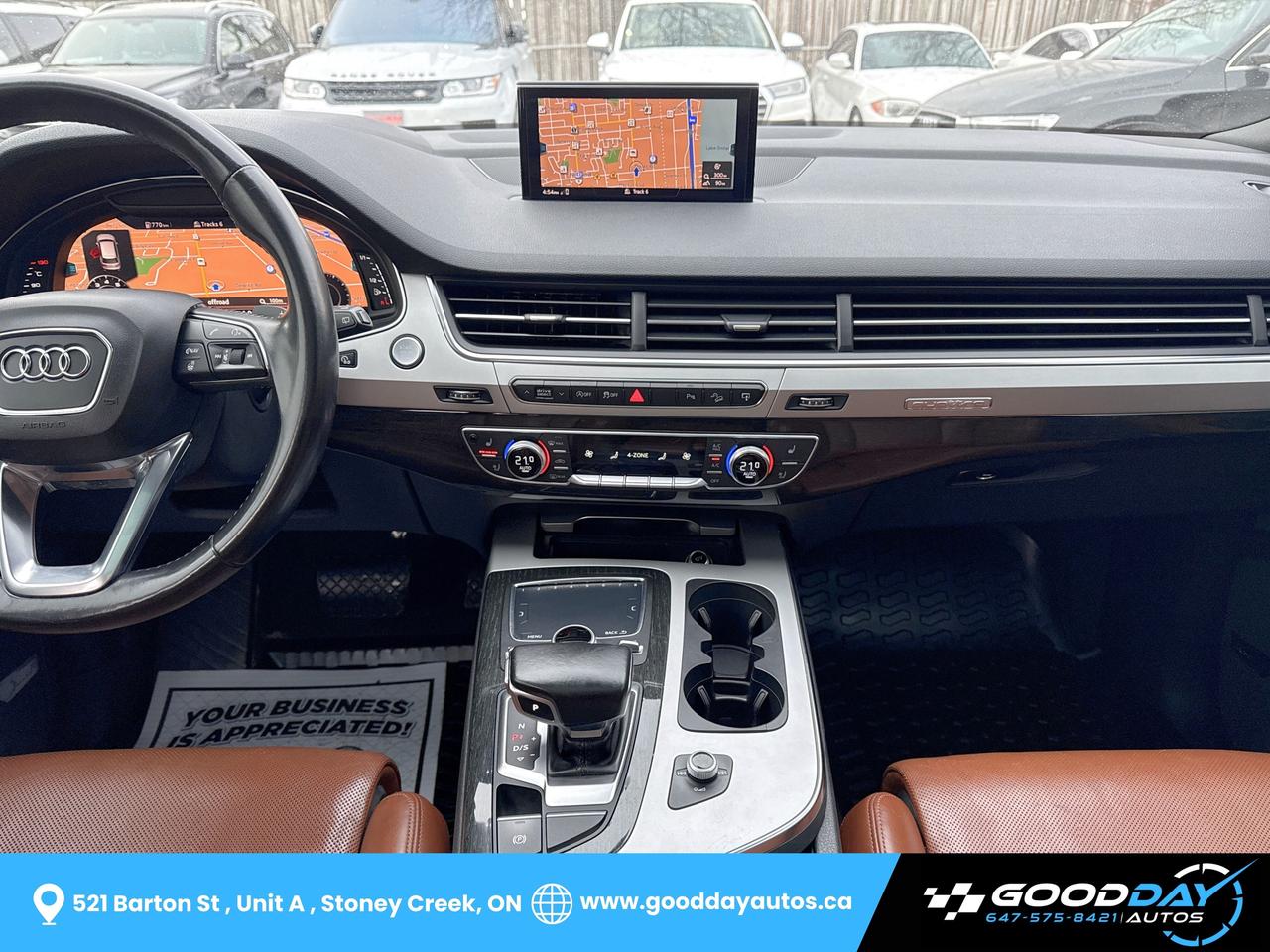 2017 Audi Q7 Technik S-LINE LOADED CLEAN CARFAX DEALER SERVICED Photo