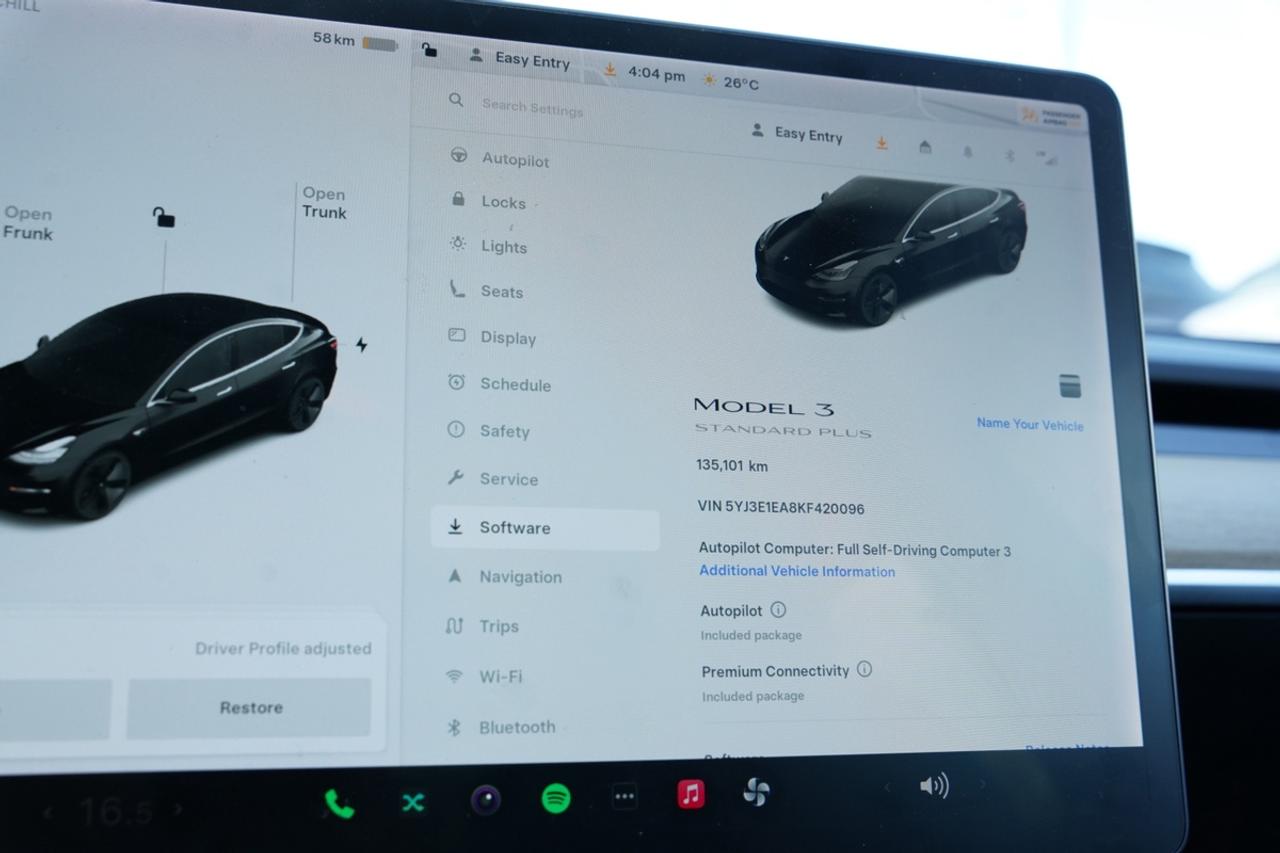 2019 Tesla Model 3 STANDARD RANGE PLUS/CLEAN CARFAX Photo