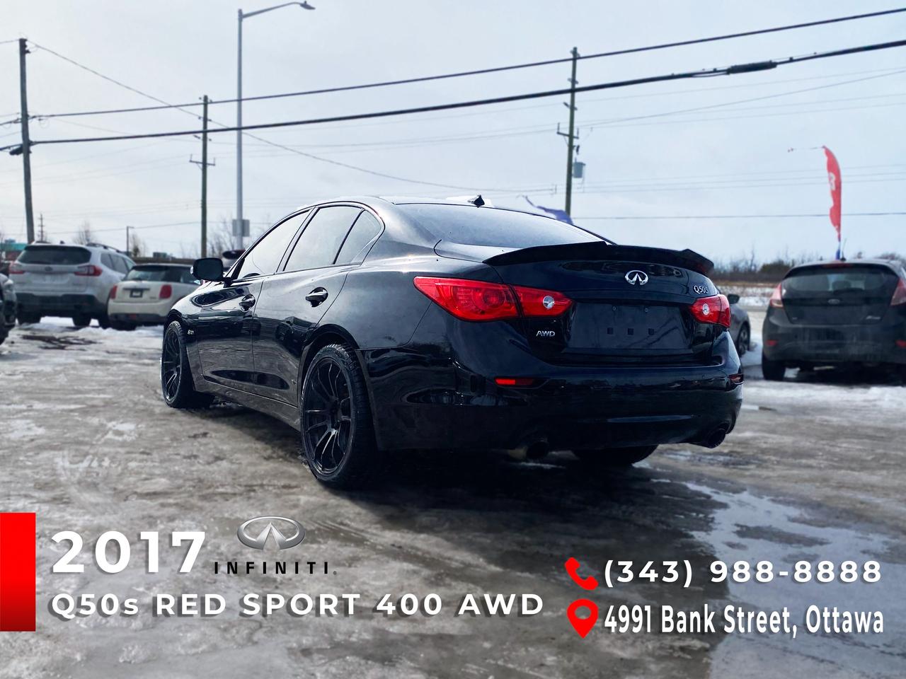 2017 Infiniti Q50 Red Sport 400 AWD Photo2