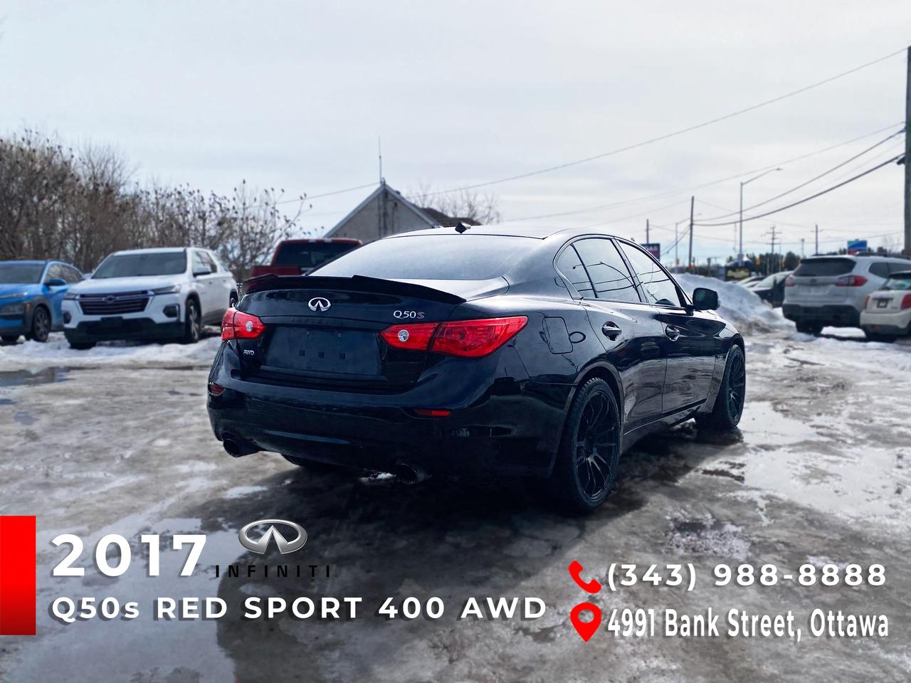 2017 Infiniti Q50 Red Sport 400 AWD Photo3