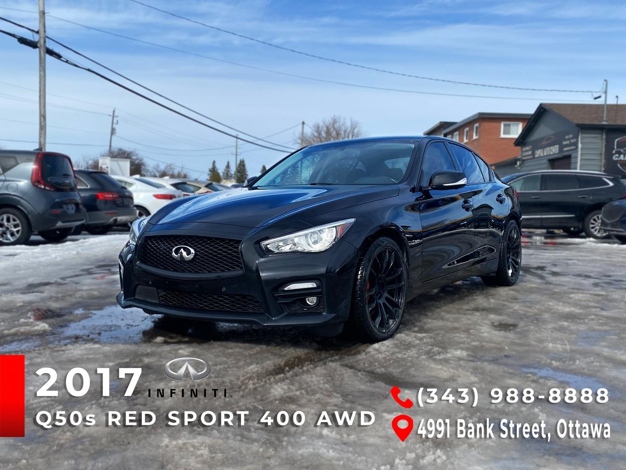 2017 Infiniti Q50 Red Sport 400 AWD Photo