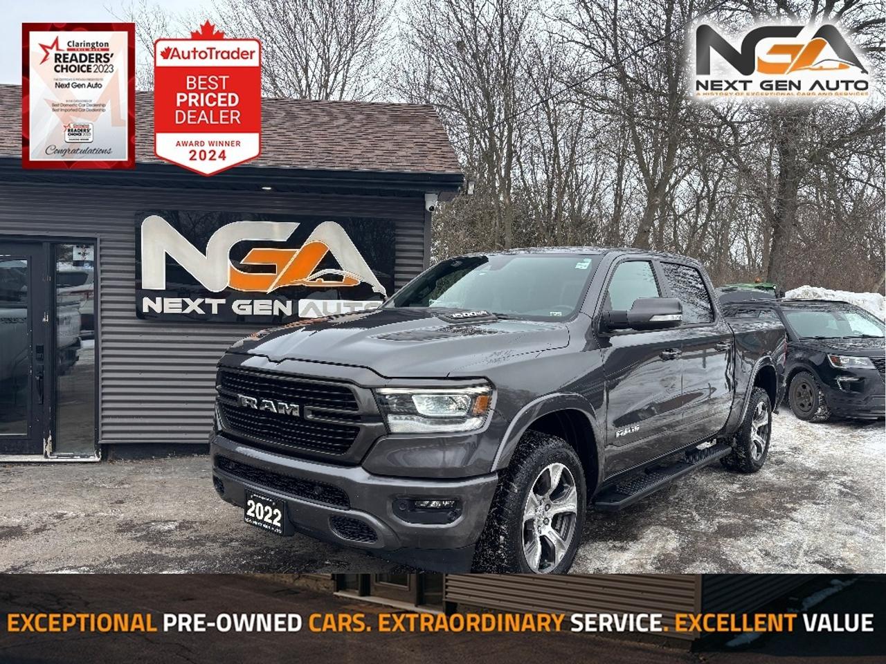 2022 RAM 1500 Laramie LEATHER 12 SCREEN NAV PANO ROOF Photo