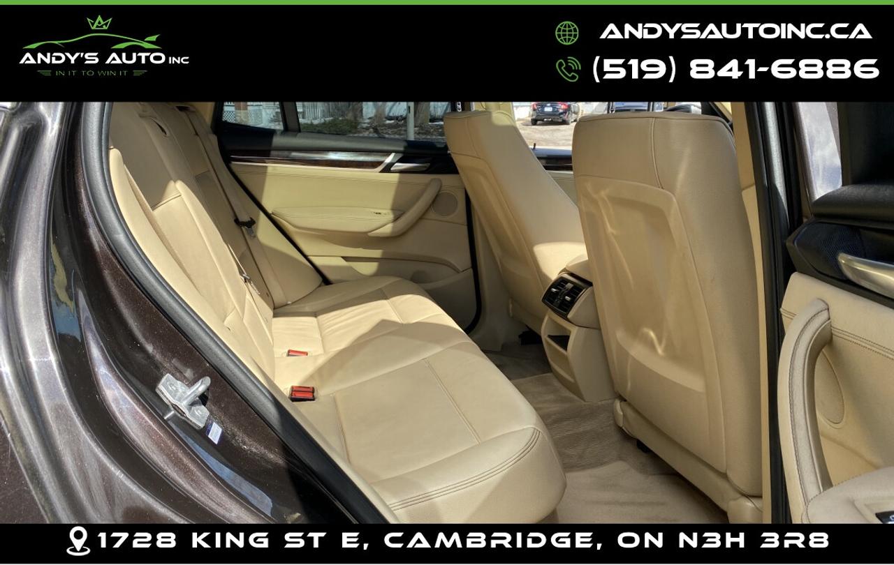 2015 BMW X3 xDrive28i | LUXURY PACKAGE |  NAVIGATION | LEAT  Photo