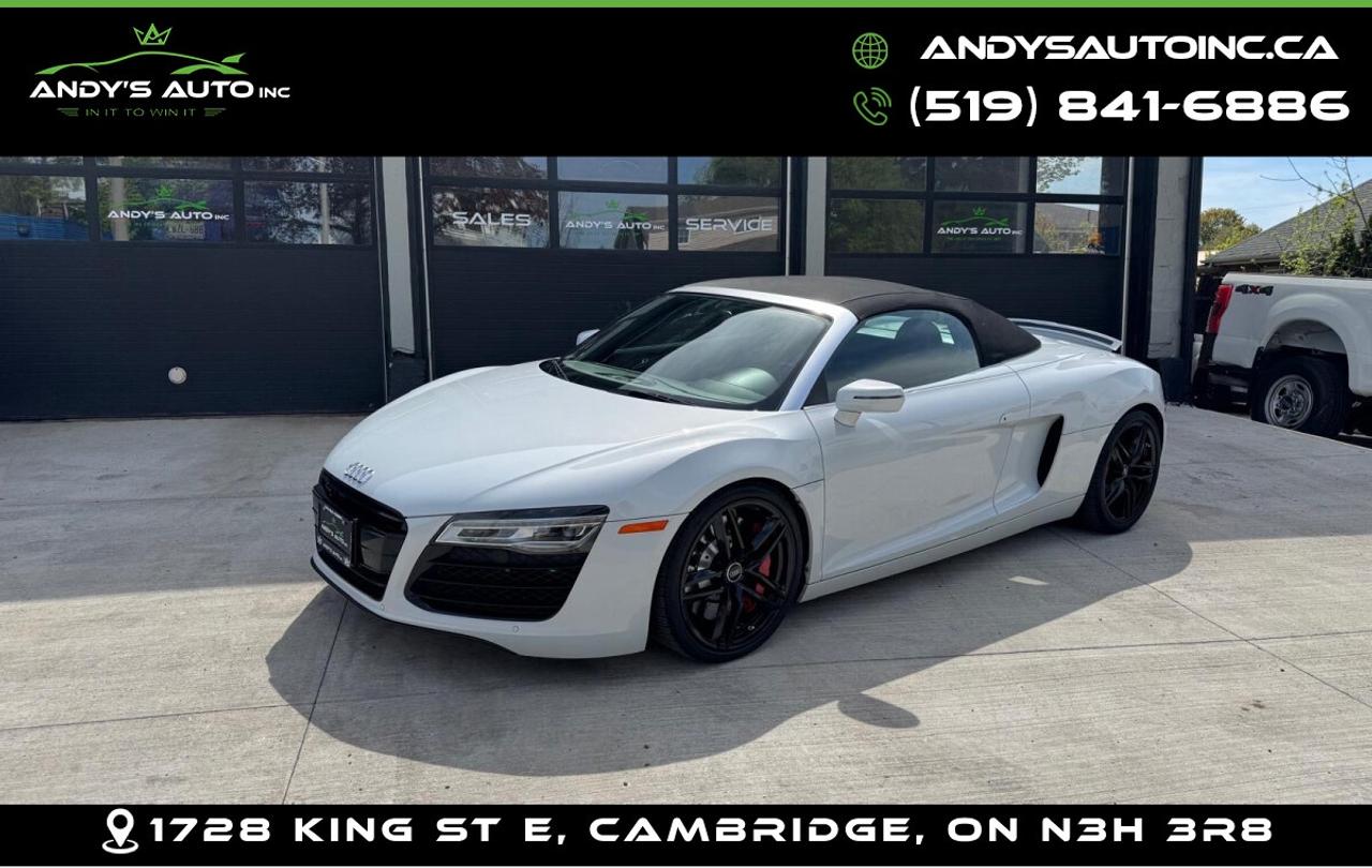 2015 Audi R8 SPYDER | AWD | V8 | ALL SERVICE RECORDS | NO ACCID Photo0