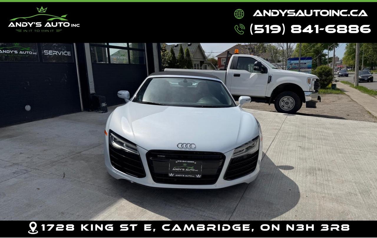 2015 Audi R8 SPYDER | AWD | V8 | ALL SERVICE RECORDS | NO ACCID Photo