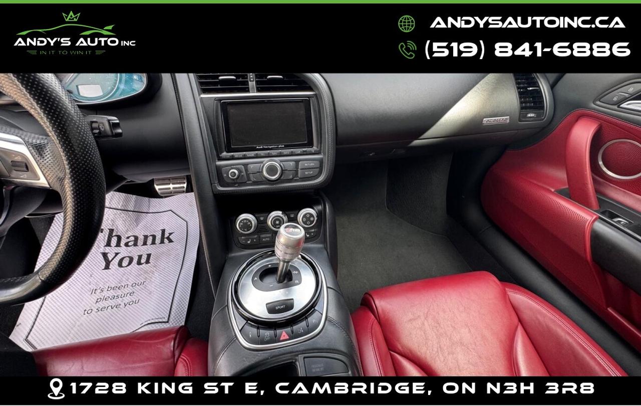 2015 Audi R8 SPYDER | AWD | V8 | ALL SERVICE RECORDS | NO AC  Photo