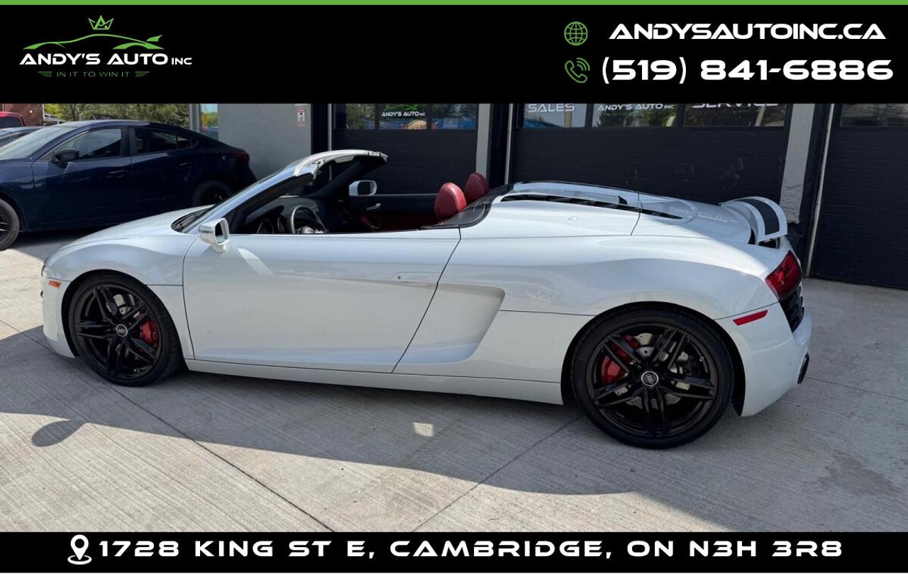 2015 Audi R8 SPYDER | AWD | V8 | ALL SERVICE RECORDS | NO AC  Photo