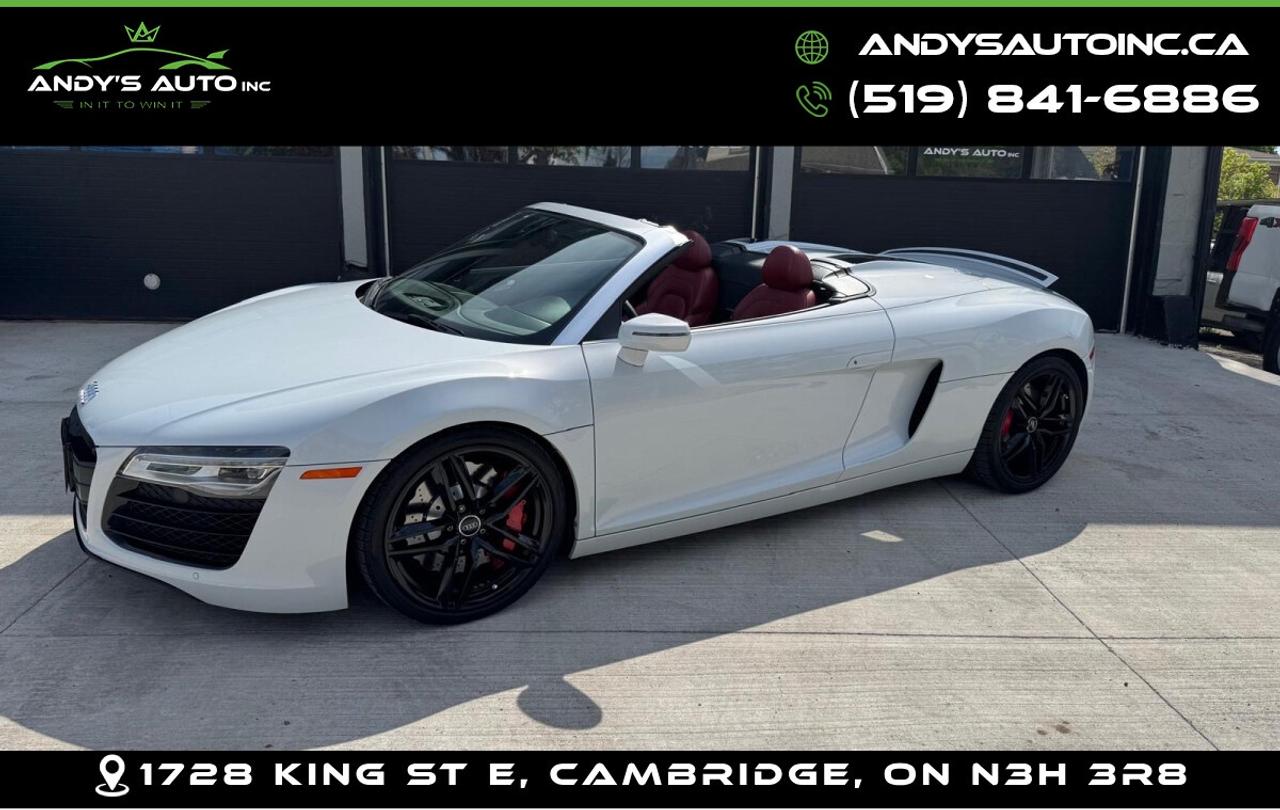 2015 Audi R8 SPYDER | AWD | V8 | ALL SERVICE RECORDS | NO AC  Photo