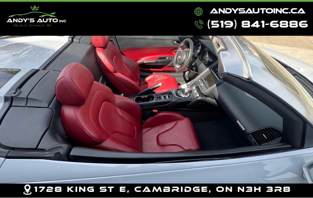2015 Audi R8 SPYDER | AWD | V8 | ALL SERVICE RECORDS | NO AC  Photo