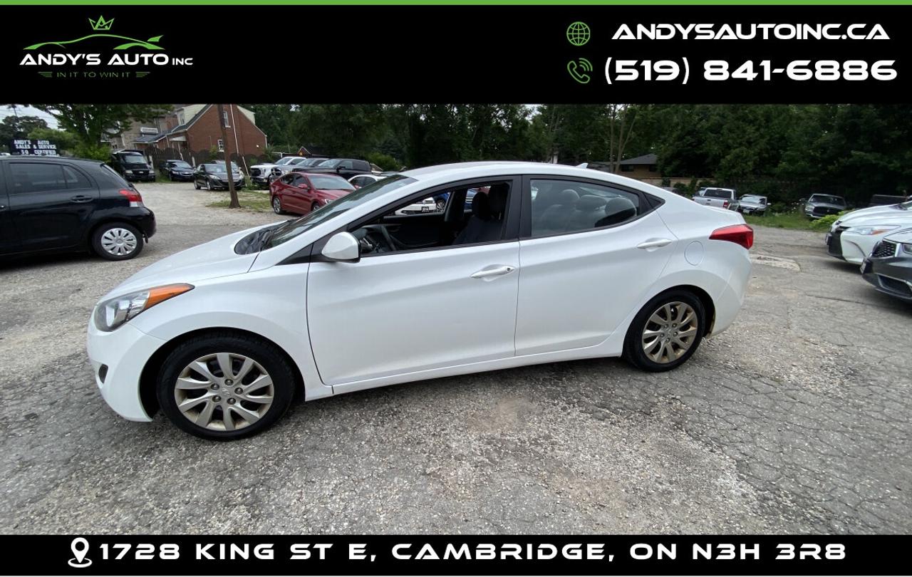 2012 Hyundai Elantra GLS | MANUAL | ONE OWNER | ICE COLD A/C | CERTIFIE Photo