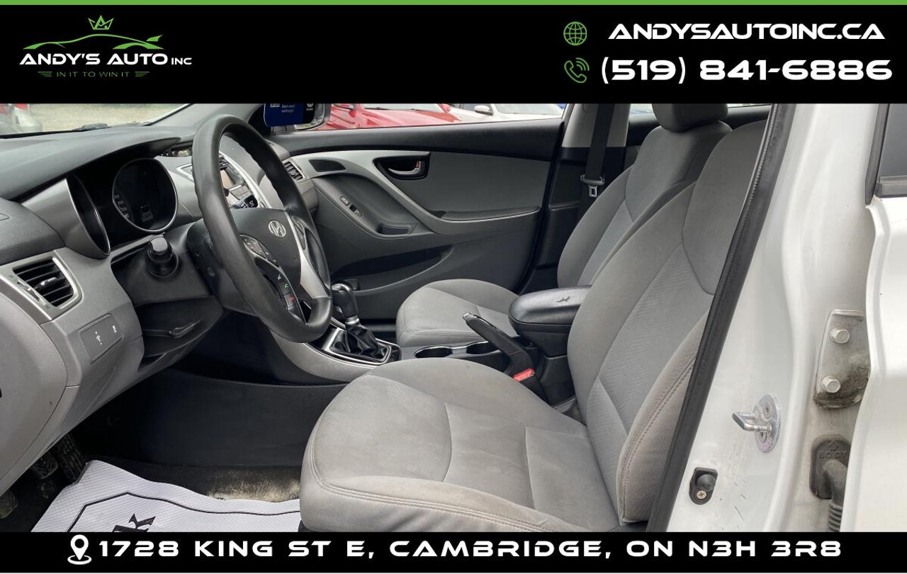 2012 Hyundai Elantra GLS | MANUAL | ONE OWNER | ICE COLD A/C | CERTIFIE Photo