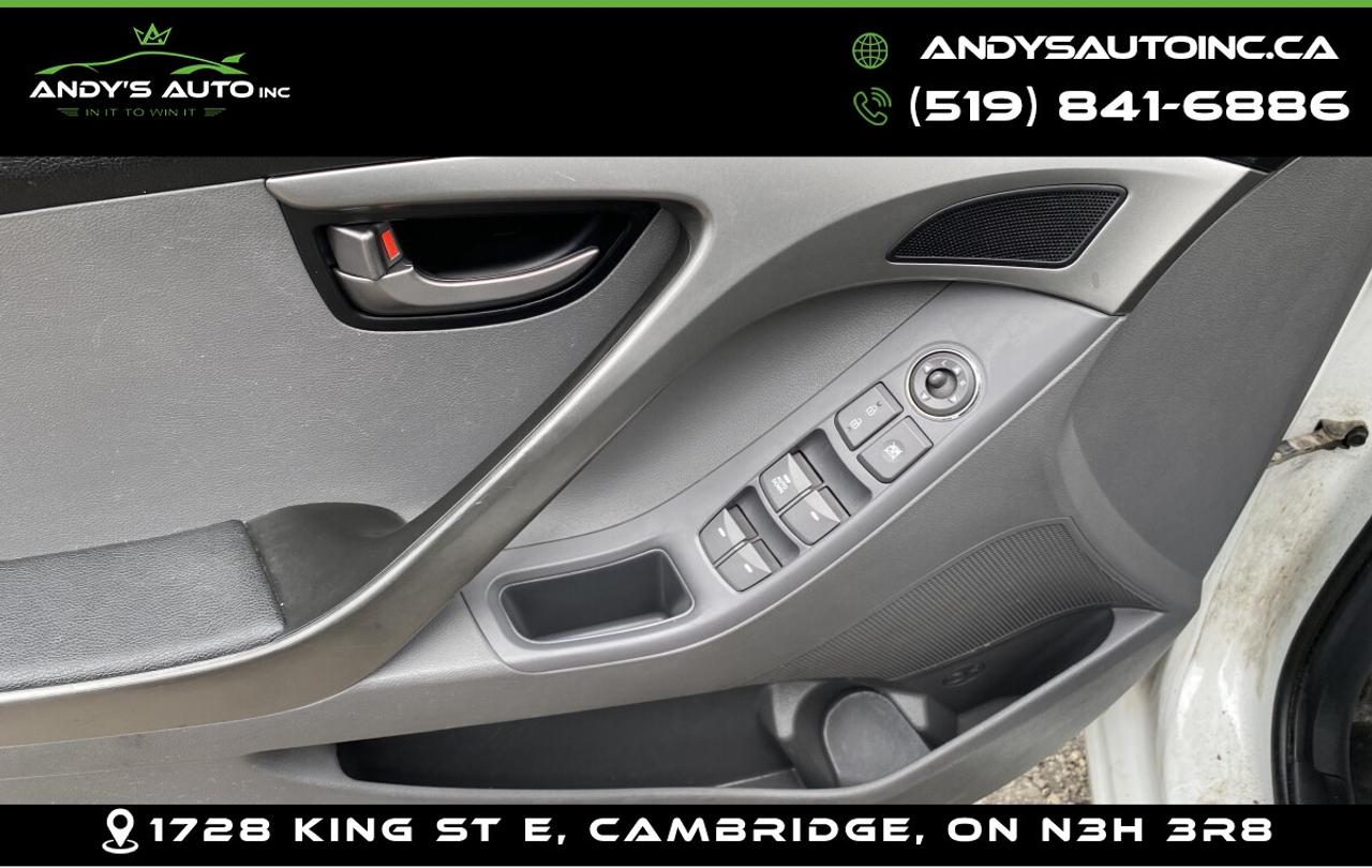 2012 Hyundai Elantra GLS | MANUAL | ONE OWNER | ICE COLD A/C | CERTIFIE Photo