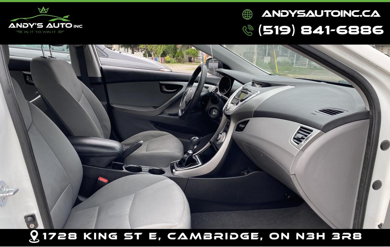2012 Hyundai Elantra GLS | MANUAL | ONE OWNER | ICE COLD A/C | CERTIFIE Photo