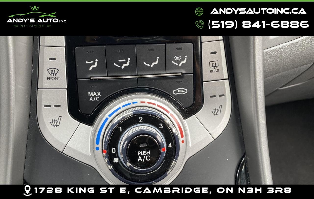 2012 Hyundai Elantra GLS | MANUAL | ONE OWNER | ICE COLD A/C | CERTIFIE Photo