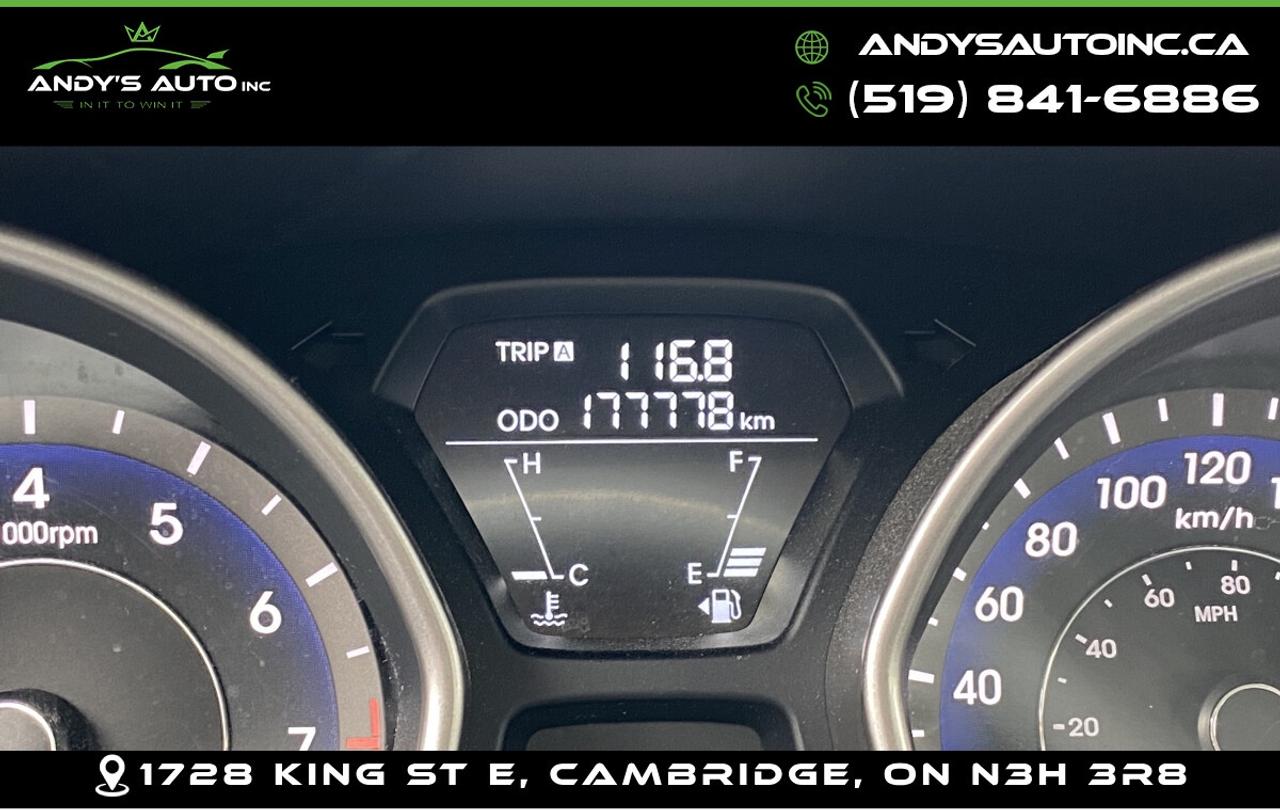 2012 Hyundai Elantra GLS | MANUAL | ONE OWNER | ICE COLD A/C | CERTIFIE Photo