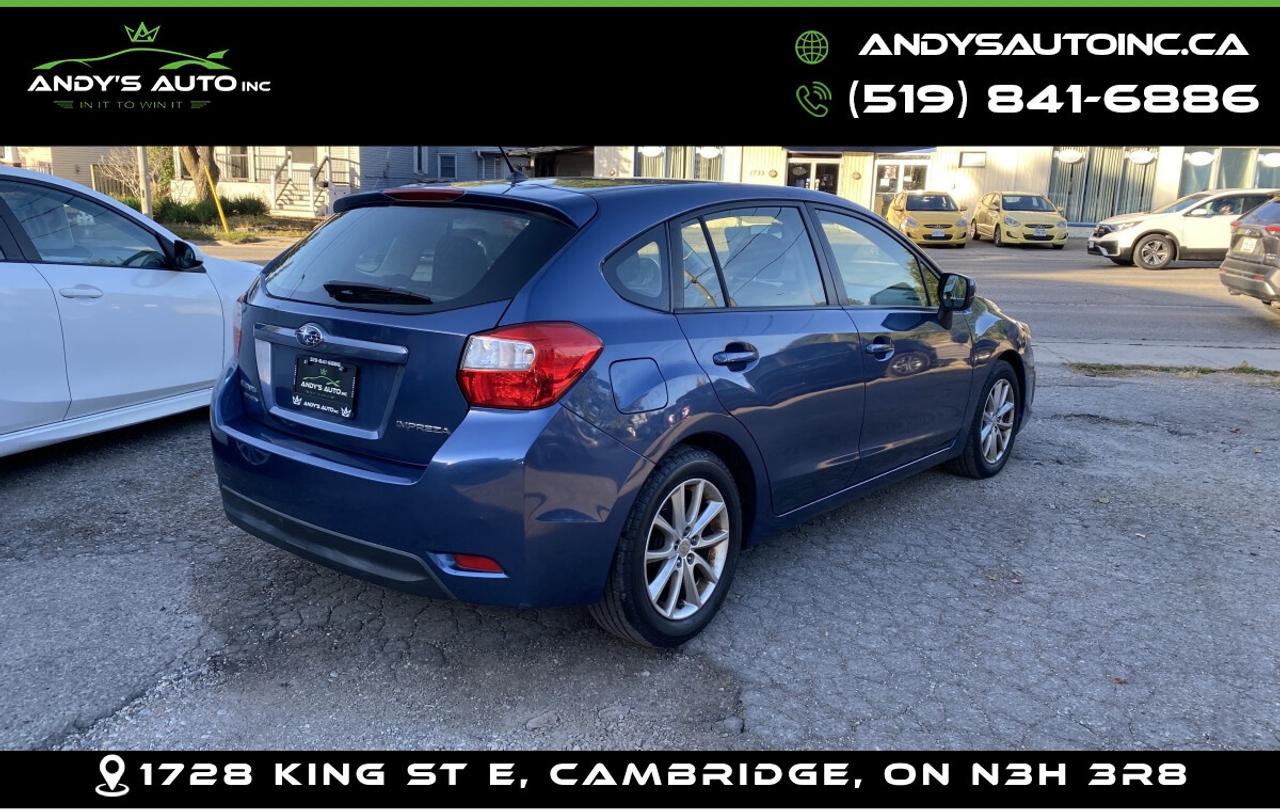 2012 Subaru Impreza PREMIUM ! AWD ! NO ACCIDENTS ! CERTIFIED Photo
