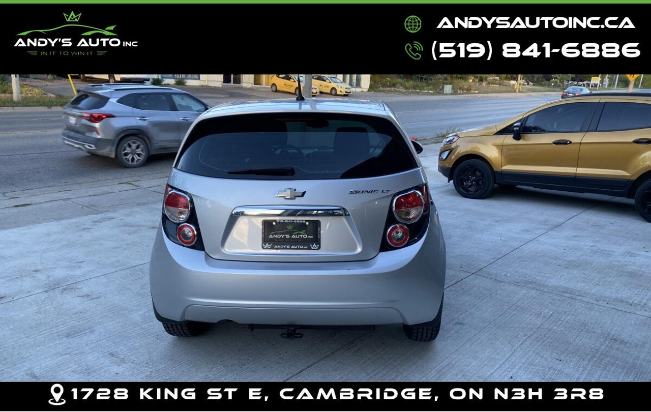 2013 Chevrolet Sonic LT HB ! AUTO ! LOW KMS ! CERTIFIED Photo3