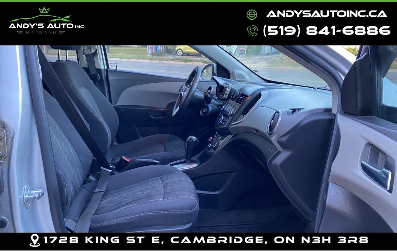 2013 Chevrolet Sonic LT HB ! AUTO ! LOW KMS ! CERTIFIED Photo