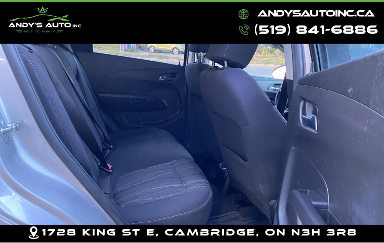 2013 Chevrolet Sonic LT HB ! AUTO ! LOW KMS ! CERTIFIED Photo