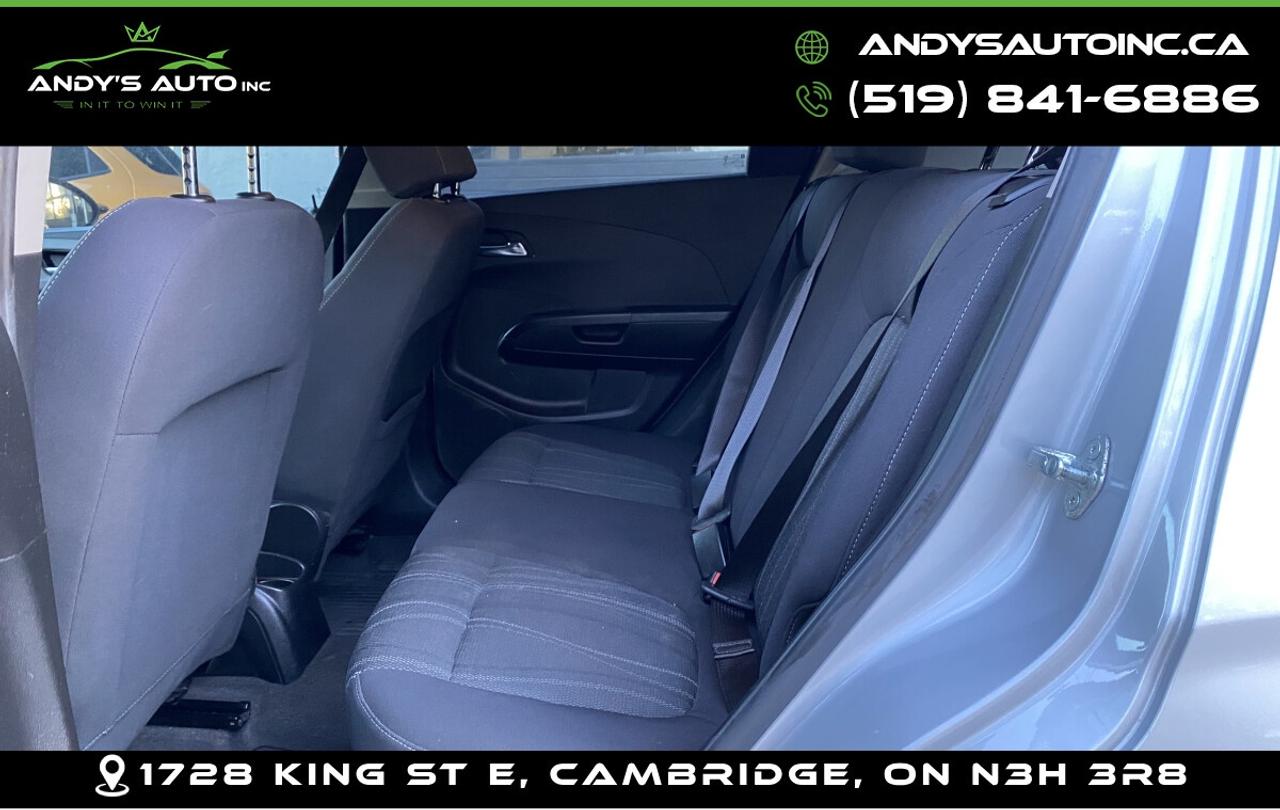 2013 Chevrolet Sonic LT HB ! AUTO ! LOW KMS ! CERTIFIED Photo