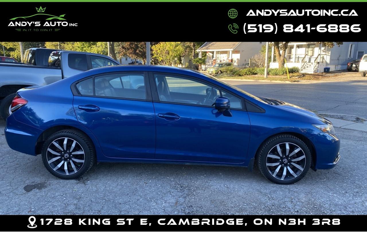 2015 Honda Civic TOURING ! LEATHER ! SUNROOF ! NAVIGATION Photo