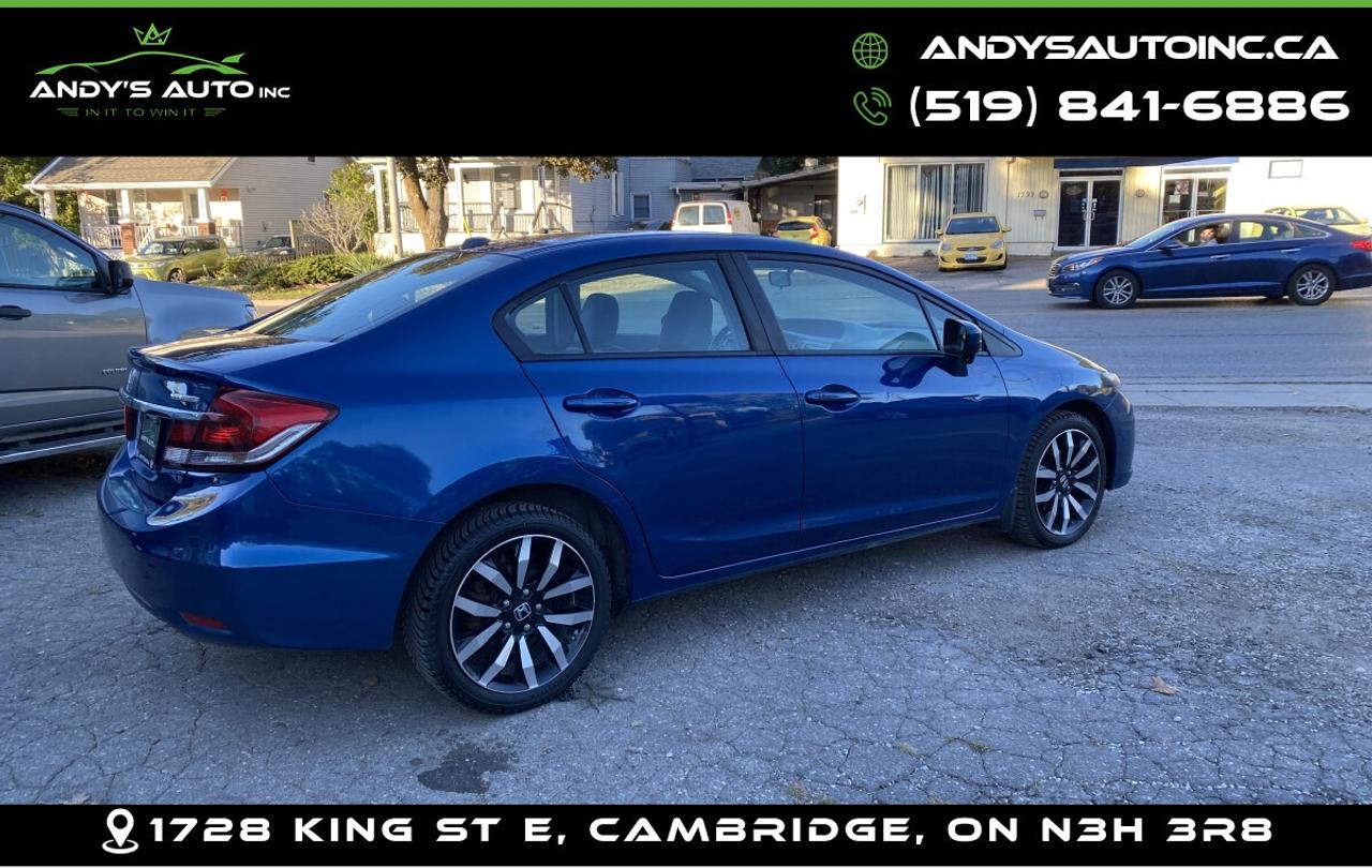 2015 Honda Civic TOURING ! LEATHER ! SUNROOF ! NAVIGATION Photo